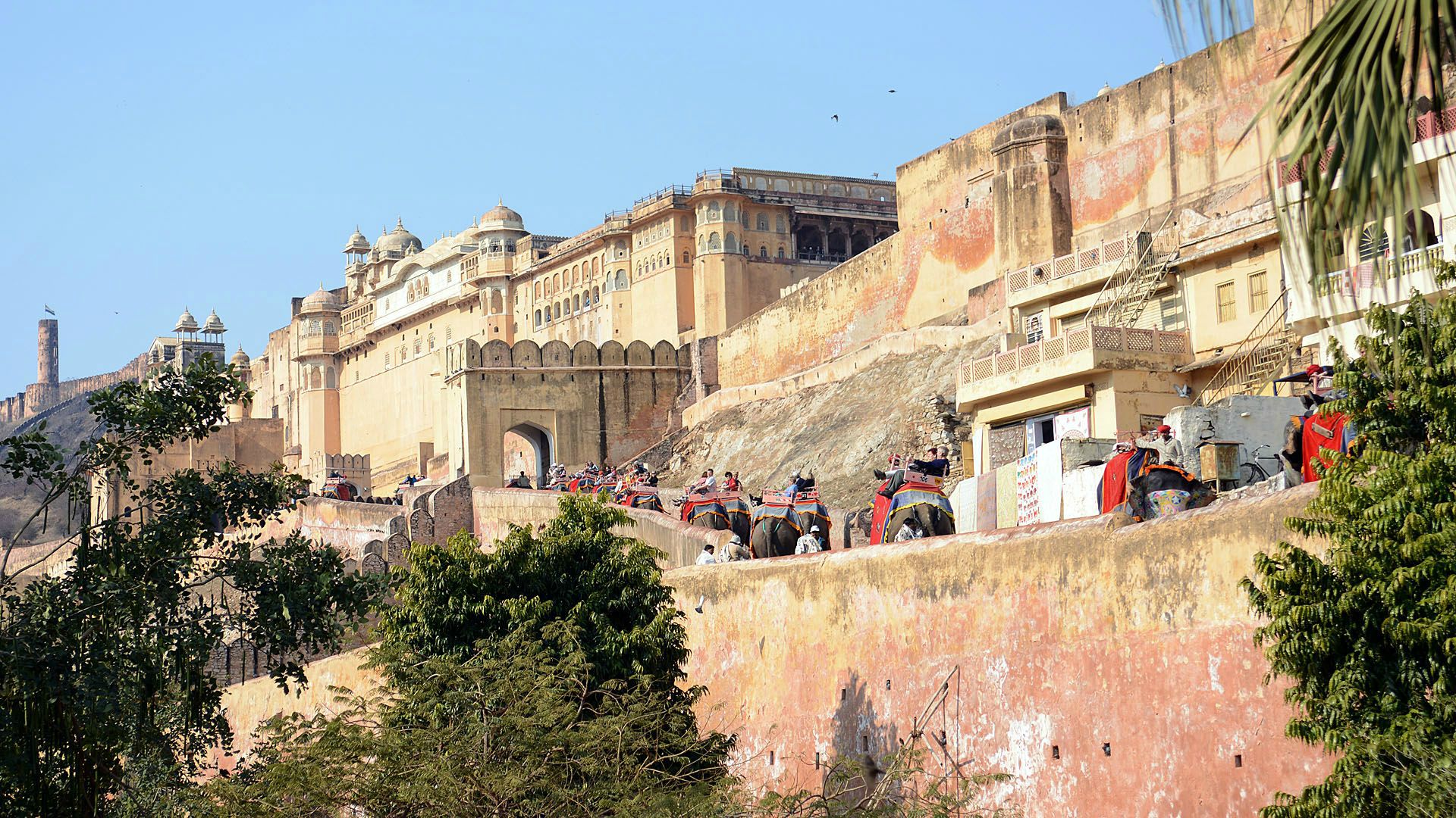 Amber Fort - kompleks budowli obronnych i pałacowych